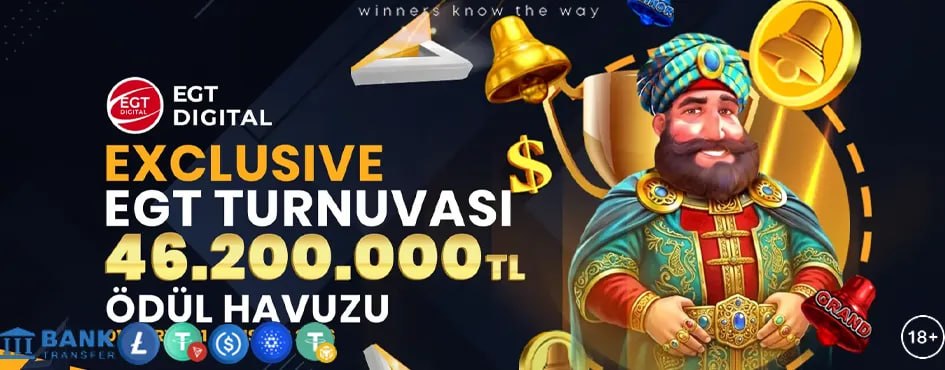 EGT Digital slot turnuvası 46.200.000 TL ödül havuzu afişi